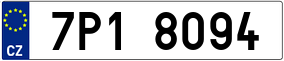 Truck License Plate